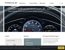 Tablet Screenshot of porsche-se.com